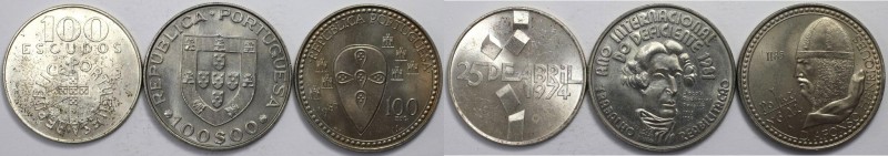 Europäische Münzen und Medaillen, Portugal, Lots und Sammlungen. 100 Escudos 197...