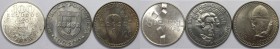Europäische Münzen und Medaillen, Portugal, Lots und Sammlungen. 100 Escudos 1976 (KM 603), 100 Escudos 1984 (KM 625), 100 Escudos 1985 (KM 629). Lot ...