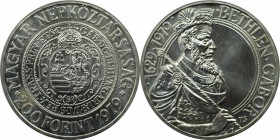 Europäische Münzen und Medaillen, Ungarn / Hungary. 350. Todestag von Gábor Bethlen. 200 Forint 1979. 22,0 g. 0.640 Silber. 0.45 OZ. KM 616. Stempelgl...