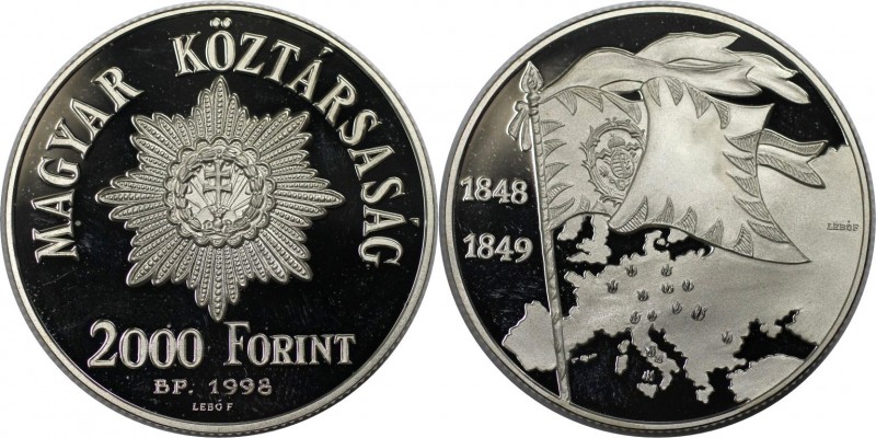 Europäische Münzen und Medaillen, Ungarn / Hungary. 150. Jahrestag der ungarisch...