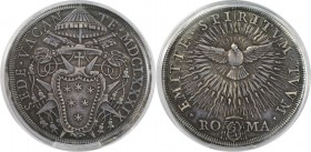 Europäische Münzen und Medaillen, Vatikan - Kirchenstaat. Sedisvakanz. Piastra 1689. Silber. KM 497. PCGS AU-50