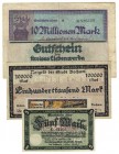 Banknoten, Deutschland / Germany, Lots und Sammlungen. Notgeld Landkreis Cochem. 5 Mark 1918. G. 083,02.a. I-II, Lüchtringen (Wfl). 1 Mark 01.05.1921....