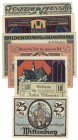 Banknoten, Deutschland / Germany, Lots und Sammlungen. Notgeld. Falkenburg (Pommern) 10 Pfennig 01.02.1919. Grabowski: F2.6a. I, Dargun (Mecklenburg-S...