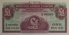 Banknoten, Großbritannien / Great Britain. 1 Pound (1962). 4.Series. P.36a. I