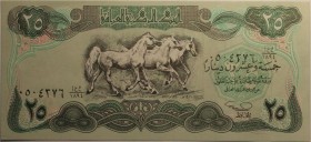 Banknoten, Irak / Iraq. 25 Dinars 1991. P.74. I