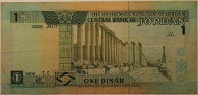 Banknoten, Jordanien / Jordan. 1 Dinar 2002. P.29. II