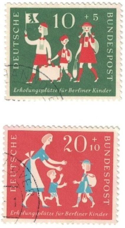Briefmarken / Postmarken, Deutschland / Germany. BRD. Erholungsplätze für Berlin...