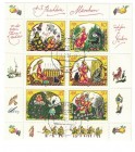 Briefmarken / Postmarken, Deutschland / Germany. DDR. Werner Klemke. Märchen. Kleinbogen. 5 Pfennig - 50 Pfennig 1984. L.2914-2919. ⊛