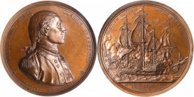 Comitia Americana & Revolutionary Era

"1779" (1845-1860) Captain John Paul Jones / Bonhomme Richard vs. Serapis Naval Medal. Paris Mint Restrike fr...