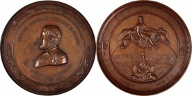 Military Medals

"1863" (ca. 1865) Major General Ulysses. S. Grant Medal. By Anthony C. Paquet. Julian MI-29. Bronze. MS-62 BN (NGC).

102 mm. A s...