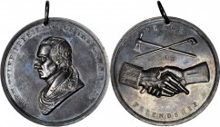 Indian Peace Medals

Exceptional 1841 Second-Size Tyler in Silver

The Garrett Specimen Arguably The Finest Known

1841 John Tyler Indian Peace ...