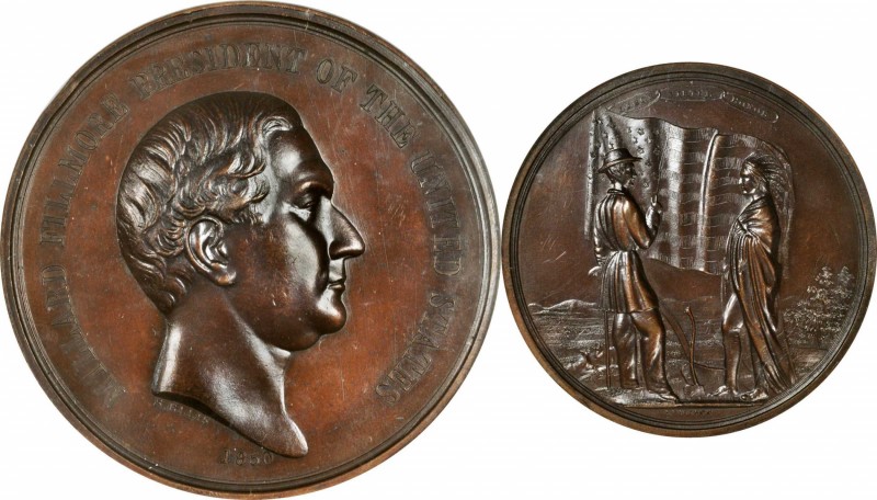 Indian Peace Medals

1850 Millard Fillmore Indian Peace Medal. Second Size. Ju...