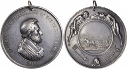 Indian Peace Medals

Lovely 1862 Lincoln Peace Medal

Large Size

1862 Abraham Lincoln Indian Peace Medal. First Size. Second Reverse. Julian IP...