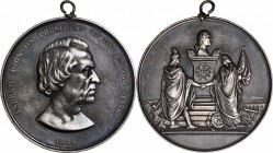 Indian Peace Medals

Rare 1865 Andrew Johnson Peace Medal

With Partial Original Hanger

1865 Andrew Johnson Indian Peace Medal. First Size. Jul...