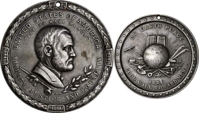 Indian Peace Medals

Popular 1871 U.S. Grant Peace Medal

1871 Ulysses S. Gr...
