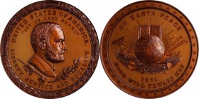 Indian Peace Medals

Very Scarce Grant Peace Medal in Bronze

1871 Ulysses S. Grant Indian Peace Medal. Julian IP-42, Prucha-53. Bronzed Copper. M...