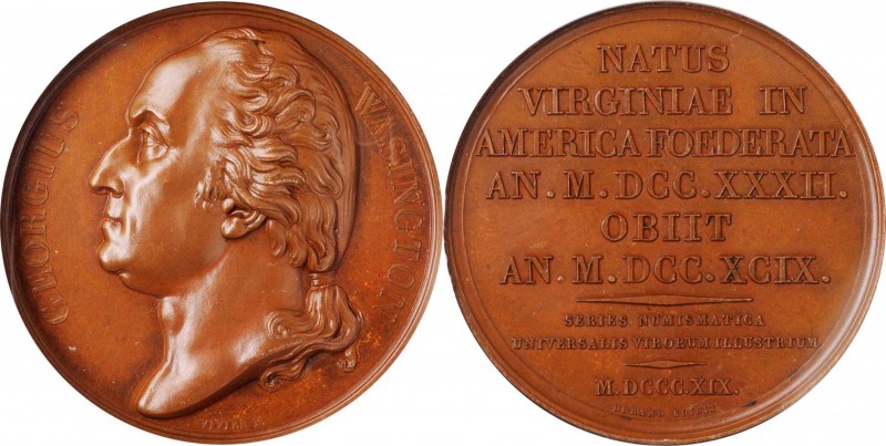 Washingtoniana

(ca. 1830) Series Numismatica Medal. Wasington Issue. By Vivie...