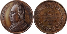 Political Medals and Related

Undated (ca. 1860) Lewis Cass Political Medal. Restrike. DeWitt-LC 1848-1. Copper. Mint State.

40.5 mm. A satiny an...