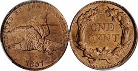 Flying Eagle Cent

1857 Flying Eagle Cent. Type of 1857. MS-64 (PCGS).

Sharply struck over the focal features, this endearing piece is also fully...