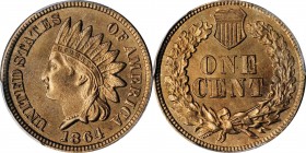 Indian Cent

1864 Indian Cent. Copper-Nickel. MS-65+ (PCGS). CAC.

Very well preserved for both the type and issue, this is also a remarkably attr...
