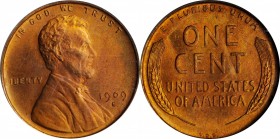 Lincoln Cent

1909-S Lincoln Cent. V.D.B. MS-65 RD (PCGS). OGH.

Offered is a fully struck, expertly preserved example of this perennially popular...