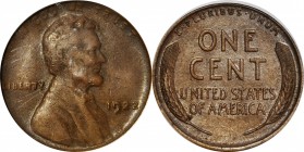 Lincoln Cent

1922 No D Lincoln Cent. FS-401, Die Pair II. Strong Reverse. EF-45 (PCGS). CAC.

Warmly and evenly toned in medium copper and steel-...