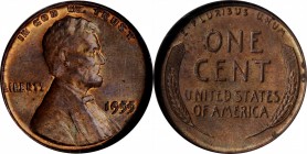 Lincoln Cent

1955 Lincoln Cent. FS-101. Doubled Die Obverse. MS-64 BN (NGC). CAC.

More vivid than the typically encountered Mint State example o...