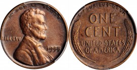 Lincoln Cent

1955 Lincoln Cent. FS-101. Doubled Die Obverse. AU Details--Cleaned (PCGS).

A perennially popular Lincoln cent variety in sharply d...