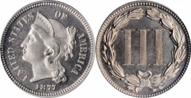 Nickel Three-Cent Piece

1877 Nickel Three-Cent Piece. Proof-66 Cameo (PCGS). CAC.

An exquisite specimen, both sides possess outstanding cameo co...