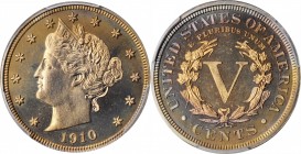 Liberty Head Nickel

1910 Liberty Head Nickel. Proof-66+ (PCGS). CAC.

A beautiful specimen, both sides are dressed in iridescent golden-apricot t...