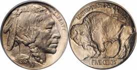 Buffalo Nickel

1913 Buffalo Nickel. Type I. Proof-65 (PCGS). CAC. OGH.

Otherwise silver-gray surfaces are enhanced by pale champagne-apricot iri...