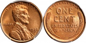 Lincoln Cent

Condition Rarity 1926-D Cent

Phenomenal Strike

1926-D Lincoln Cent. MS-66+ RD (PCGS). CAC.

A vivid and virtually pristine pre...