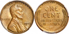 Lincoln Cent

Famous 1943 Bronze Cent Rarity

Discovered in a Gumball Machine in 1976

1943 Lincoln Cent--Struck on a Bronze Planchet--AU Detail...