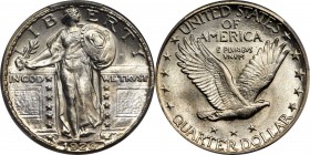 Standing Liberty Quarter

Superior Gem Full Head 1926-S Quarter

1926-S Standing Liberty Quarter. MS-66 FH (PCGS).

The luster of this piece is ...