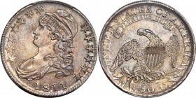 Capped Bust Half Dollar

Choice Mint State 1811/10 Half Dollar 

1811/10 Capped Bust Half Dollar. O-101. Rarity-1. MS-63 (PCGS). CAC. 

Offered ...
