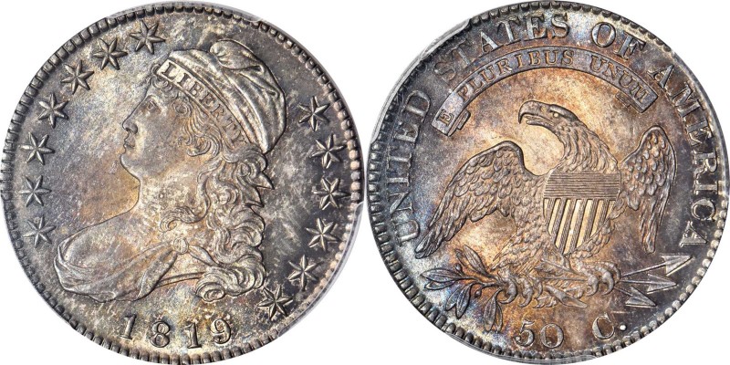 Capped Bust Half Dollar

The Sole Finest 1819 O-114 Half Dollar

Incredible ...