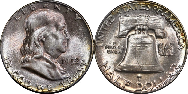 Franklin Half Dollar

Beautifully Toned, Virtually Pristine 1952 Half Dollar
...