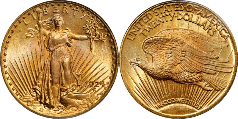 Saint-Gaudens Double Eagle

Premium Quality Superb Gem 1924 Double Eagle

19...