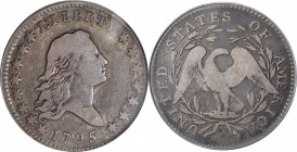 Flowing Hair Half Dollar

1795 Flowing Hair Half Dollar. O-107, T-31. Rarity-5. Two Leaves. VG-10 (PCGS).

A handsome and richly original example ...