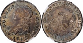 Capped Bust Half Dollar

1812/1 Capped Bust Half Dollar. O-102. Rarity-2. Small 8. MS-63+ (NGC).

Lustrous surfaces are a pleasant blend of golden...