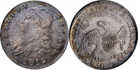 Capped Bust Half Dollar

1812 Capped Bust Half Dollar. O-105a. Rarity-2. MS-63 (PCGS).

Boldly lustrous and attractively toned, this interesting a...