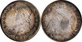 Capped Bust Half Dollar

1814 Capped Bust Half Dollar. O-102. Rarity-2. MS-61 (NGC).

Classic album toning graces both sides of this appealing Min...