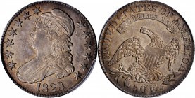 Capped Bust Half Dollar

1828 Capped Bust Half Dollar. O-107. Rarity-2. Curl Base Knob 2. AU-58 (PCGS).

An early die state example with crisply s...
