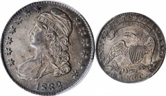 Capped Bust Half Dollar

1832 Capped Bust Half Dollar. O-121. Rarity-3. Small Letters. MS-62 (PCGS). CAC.

A lustrous, deeply toned Mint State hal...