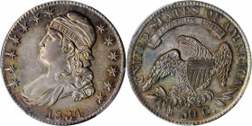 Capped Bust Half Dollar

1834 Capped Bust Half Dollar. O-103. Rarity-2. Large Date, Large Letter. MS-64 (PCGS). CAC.

This beautifully and origina...