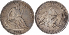 Liberty Seated Half Dollar

1842-O Liberty Seated Half Dollar. WB-1. Rarity-5. Small Date, Small Letters (a.k.a. Reverse of 1839). VF-20 (PCGS).

...