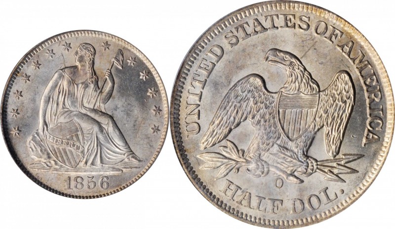 Liberty Seated Half Dollar

1856-O Liberty Seated Half Dollar. WB-9, FS-301. R...