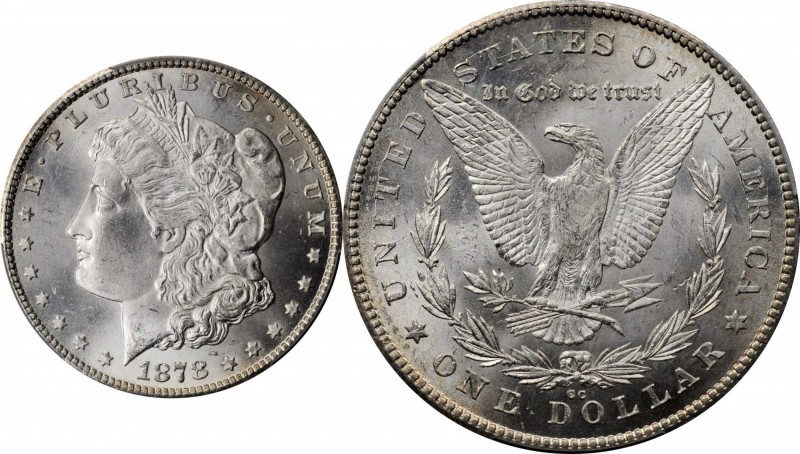 Morgan Silver Dollar

1878-CC Morgan Silver Dollar. MS-66+ (PCGS).

This is ...