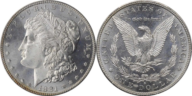 Morgan Silver Dollar

1881-S Morgan Silver Dollar. MS-67+ (PCGS). CAC.

With...