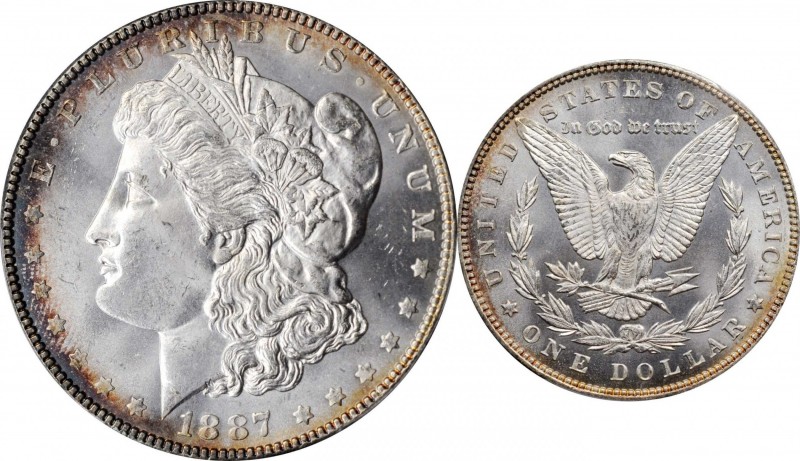 Morgan Silver Dollar

1887/6 Morgan Silver Dollar. VAM-2. Top 100 Variety. MS-...